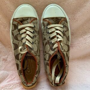 Coach Bobbi Canvas Sneakers Women Size 6.5 B (Used)